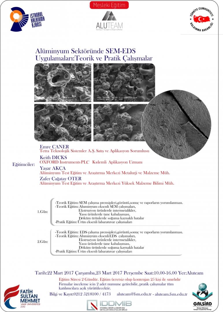 Alüminyum Sektöründe SEM-EDS Uygulamaları Mesleki Eğitimi