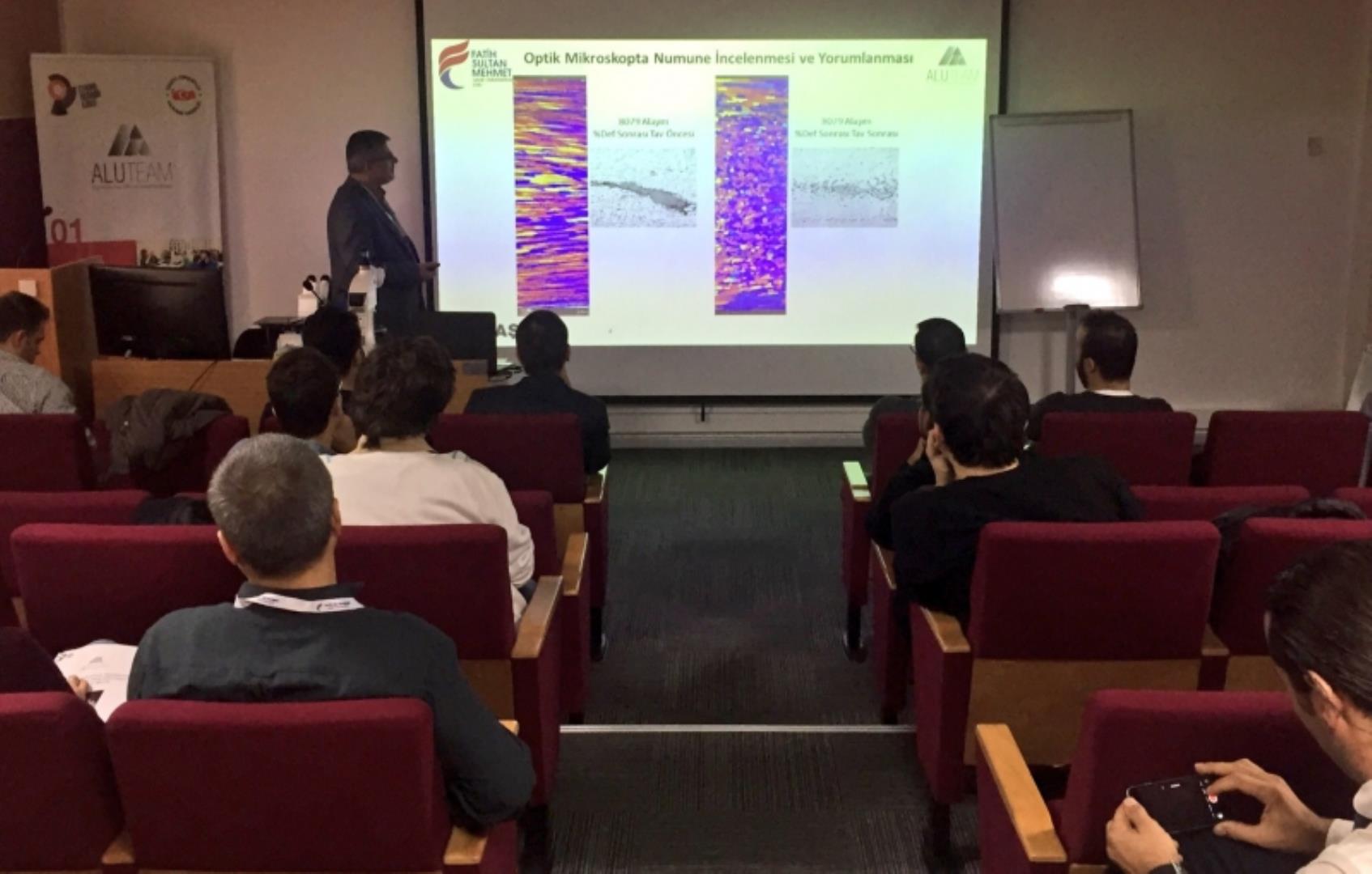 Alüminyumda Optik Mikroskop Kullanımı Konulu Mesleki Eğitim Gerçekleştirildi