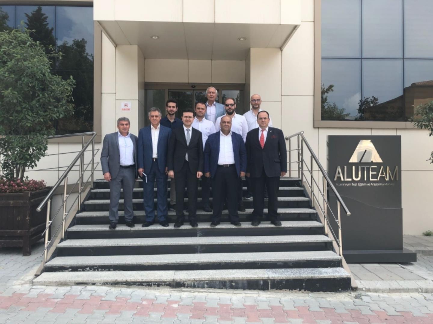 Türkiye Gemi İnşa Sanayicileri Birliği ALUTEAM’i Ziyaret Etti