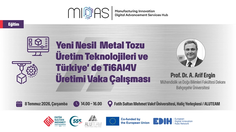 Yeni Nesil Metal Tozu Üretim Teknolojileri ve Türkiye’de Ti6Al4V Üretimi Vaka Çalışması