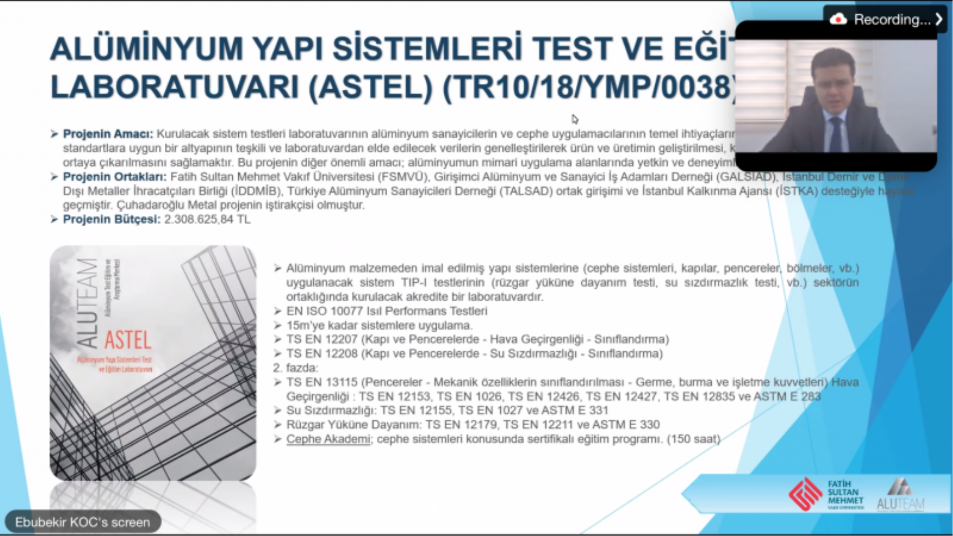 ASTEL Projesi Online Kapanış Toplantısı Gerçekleştirildi