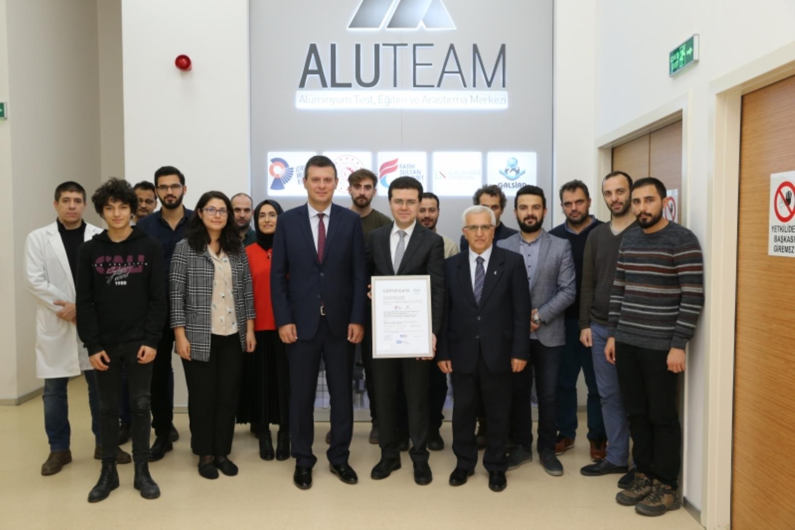 ALUTEAM’e Kalite Yönetim Sistemi Belgesi